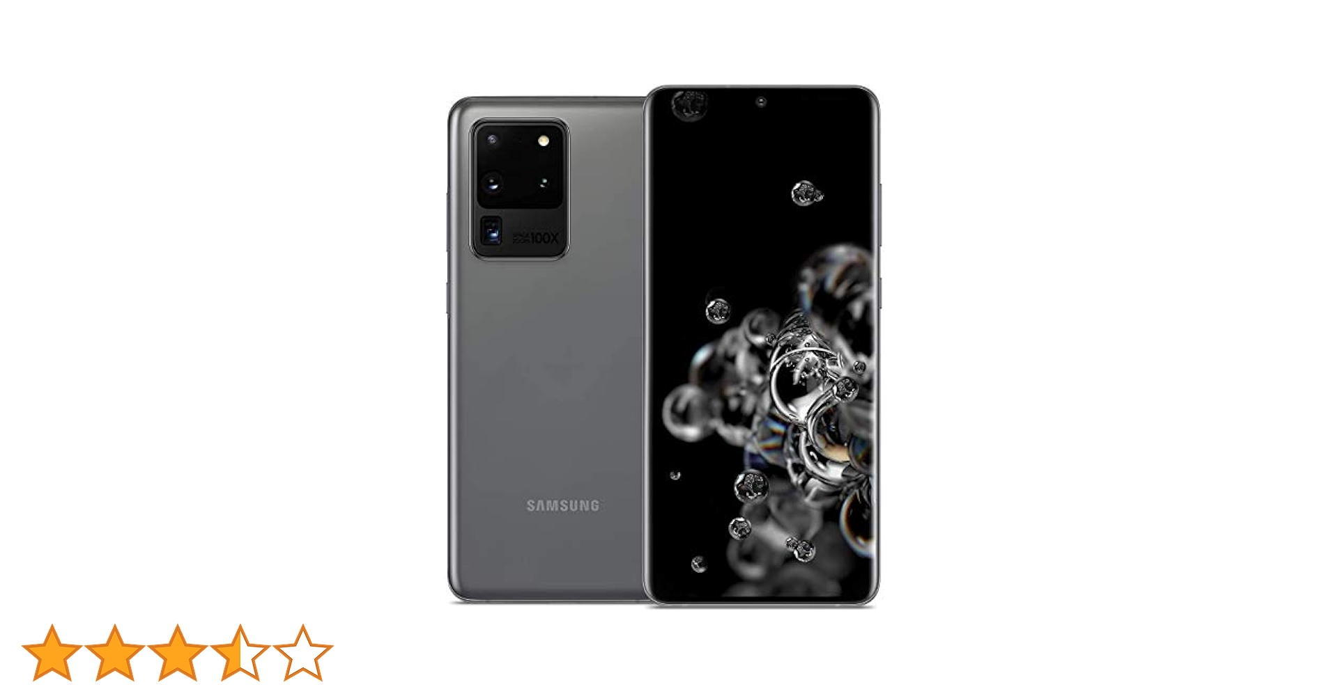 Samsung Galaxy S20 Ultra: 5G, 128GB, unlocked, 30x zoom
